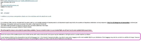 SALink_do_not_guarantee_firearms_carriage_on_hunter's_flight.webp