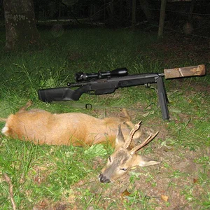 Cull Buck and ugly rifle