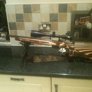 Cz thumb hole stock when just finished off working on it